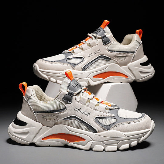 Damen Sportliche Sneaker mit mehrlagiger Mesh-Oberfläche und dämpfender Sohle EB