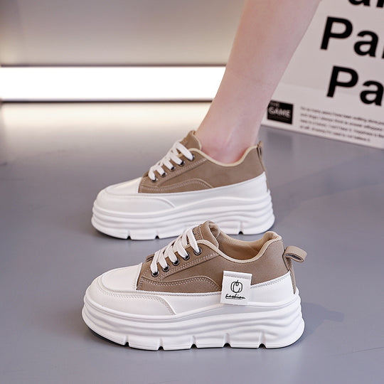 Damen Modische Chunky Sneakers mit erhöhtem Komfort und rutschfester Sohle EB