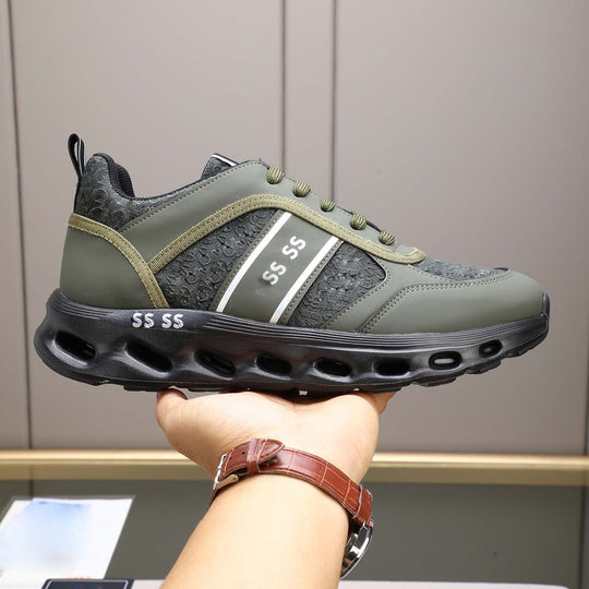 Damen Sportliche Komfort-Sneaker mit atmungsaktiver Oberflächenstruktur und dämpfender Sohle EB