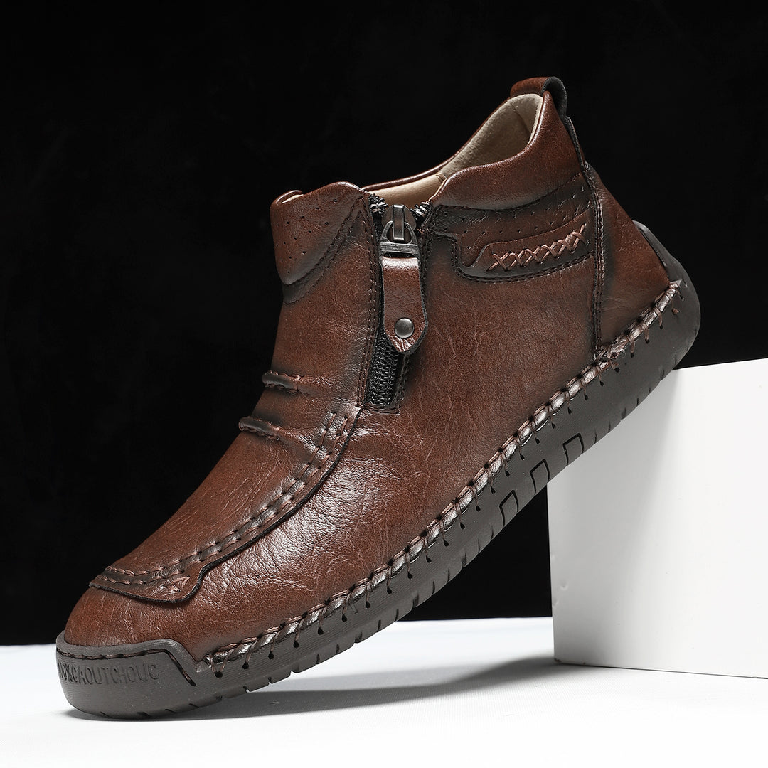 Herren modische Stiefel mit praktischem Reißverschluss EB