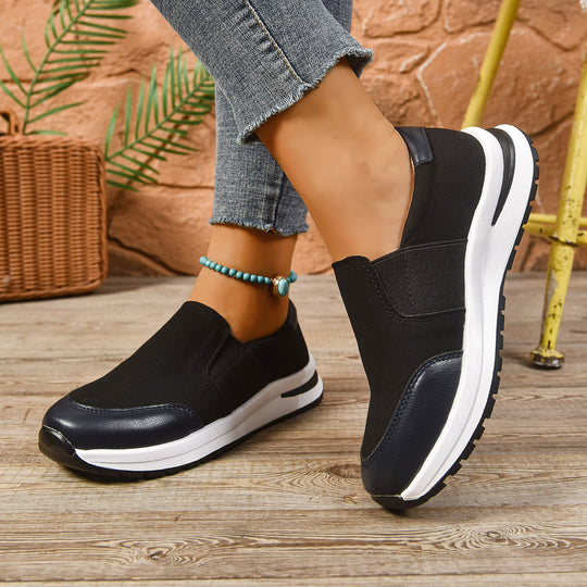 Damen Slip-On Sneakers mit vielseitigem Komfort und atmungsaktiver Struktur EB