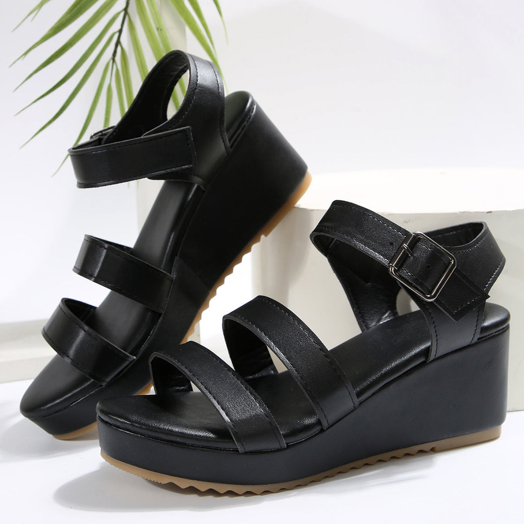Damen Komfortable Wedge-Sandalen EB