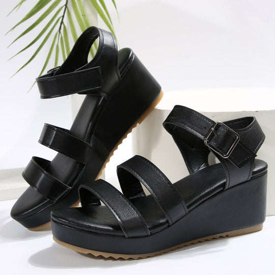 Damen Komfortable Wedge-Sandalen EB