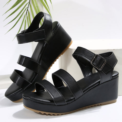 Damen Komfortable Wedge-Sandalen EB