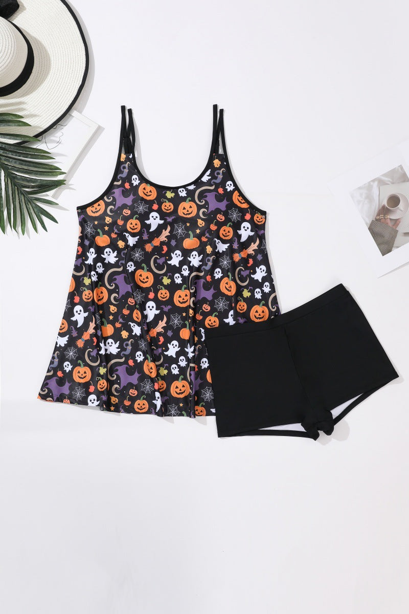 Damen Halloween-Motiv Badeset EB