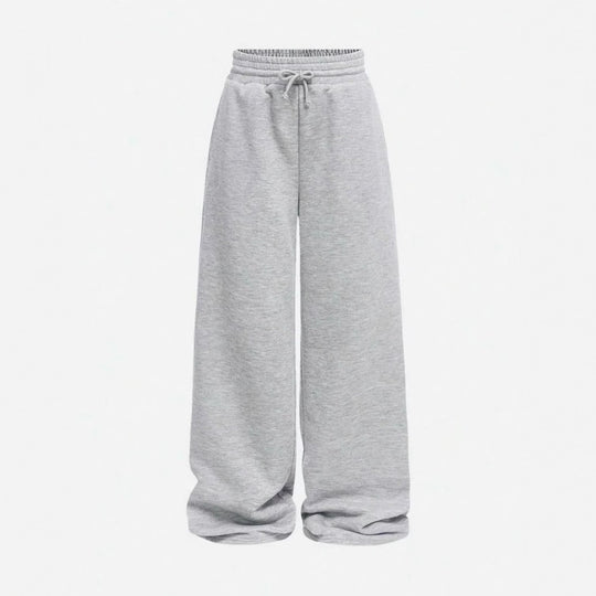 Unisex nan locker fallende Loungehose mit elastischem Kordelbund, Eingrifftaschen und geradem Bein EB