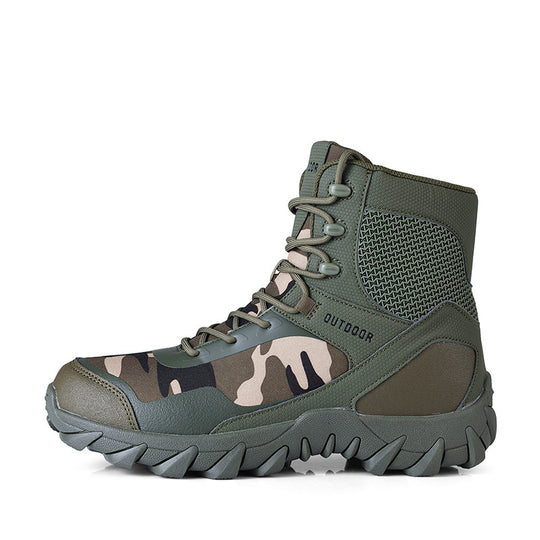 Herren All-Terrain Wanderschuhe mit hohem Knöchelschutz und rutschfester Sohle EB