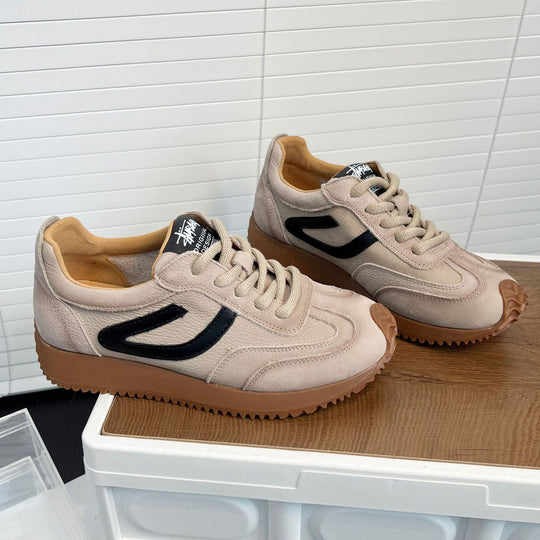 Damen Sportliche Sneakers mit atmungsaktivem Obermaterial und flexiblem Sohlenprofil EB
