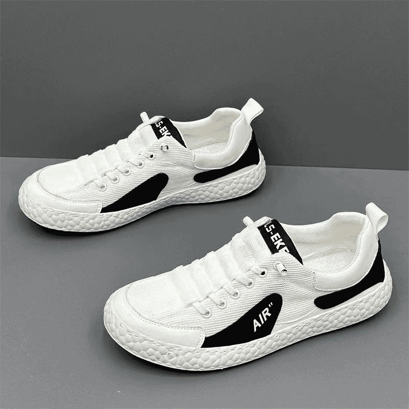 Damen Sportliche Freizeit Sneakers mit atmungsaktivem Obermaterial und rutschfester Sohle EB