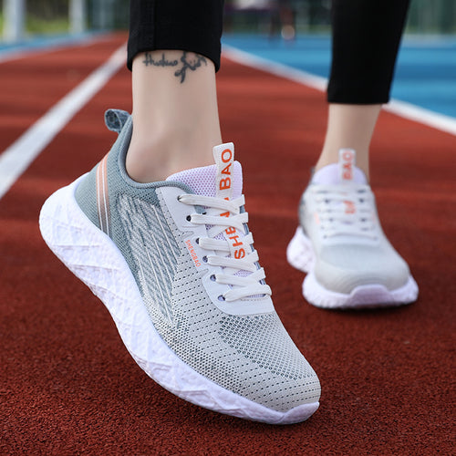 Damen Leichte und atmungsaktive Laufschuhe mit rutschfester Sohle EB