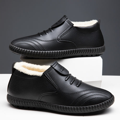 Damen Warmfutter Slip-On Schuhe mit rutschfester Sohle EB
