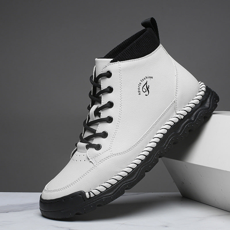 Damen Sportliche Lederstiefeletten EB