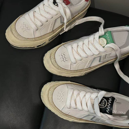 Damen Modische Sneakers mit atmungsaktivem Obermaterial und flexiblem Sohlenaufbau EB