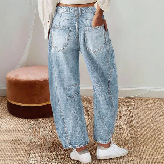 Damen weite Jeanshose EB