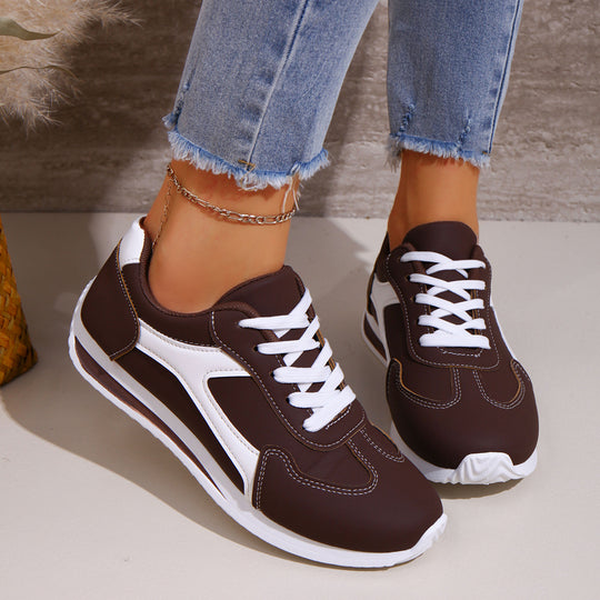 Damen Sportliche Freizeit-Sneaker mit atmungsaktivem Obermaterial EB