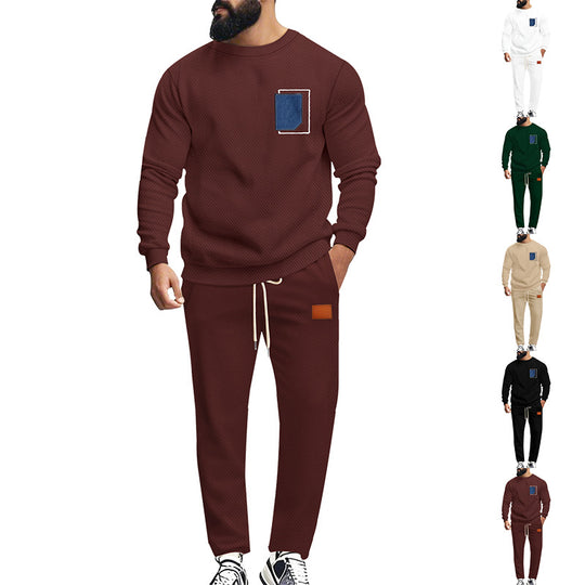 Herren Bequemer Freizeitanzug mit modischem Design und praktischen Taschen EB