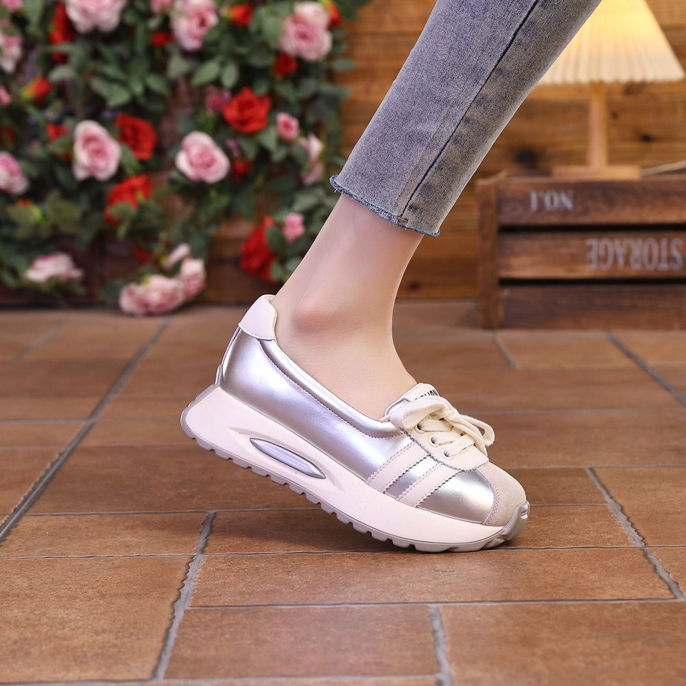 Damen Komfortable Sneakers im modischen Mix aus Textil EB