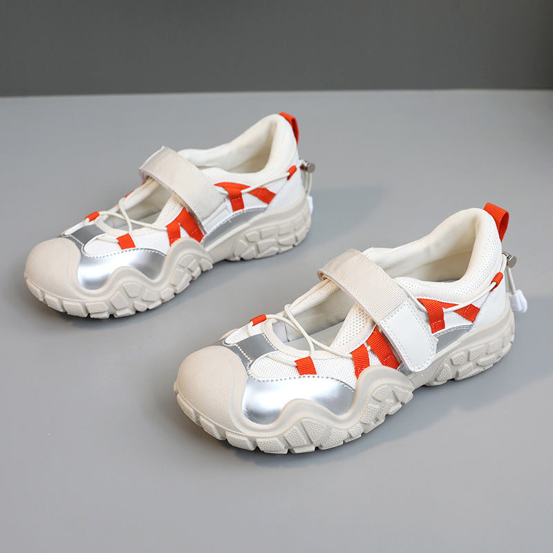 Damen Sportliche Freizeitschuhe mit verstellbarem Riemen EB