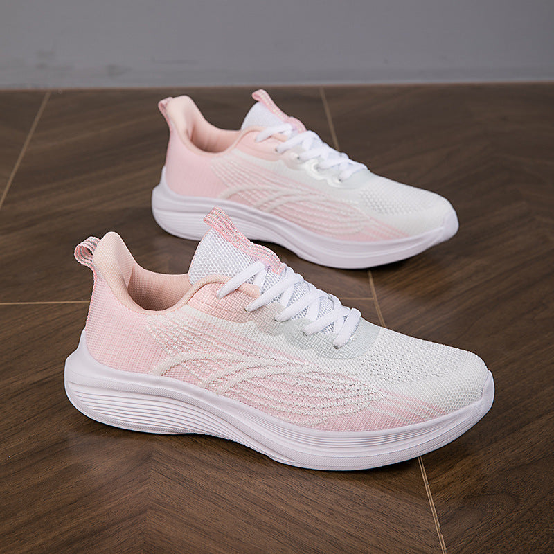 Damen Atmungsaktive Sport-Sneakers mit rutschfester Sohle und dämpfendem Fußbett EB