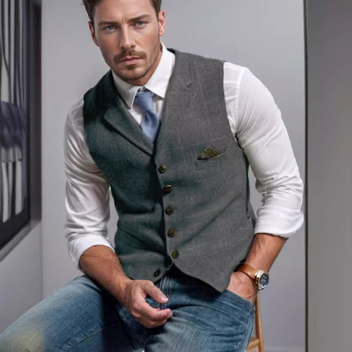 Herren elegante Weste im modernen Stil EB