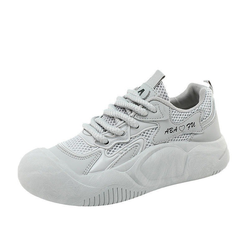 Damen sportliche Sneakers mit atmungsaktiven Mesh-Einsätzen und dämpfendem Sohlenprofil EB