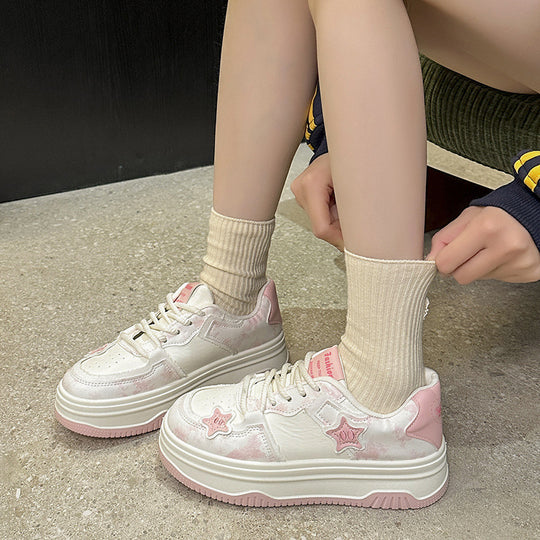 Damen Sneaker mit modischem Plateau und komfortabler Dämpfung EB