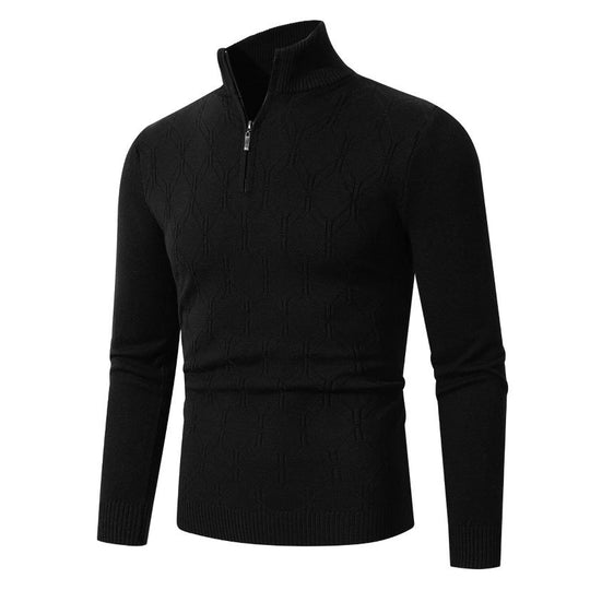 Herren Strickpullover mit modernem Strukturmuster EB
