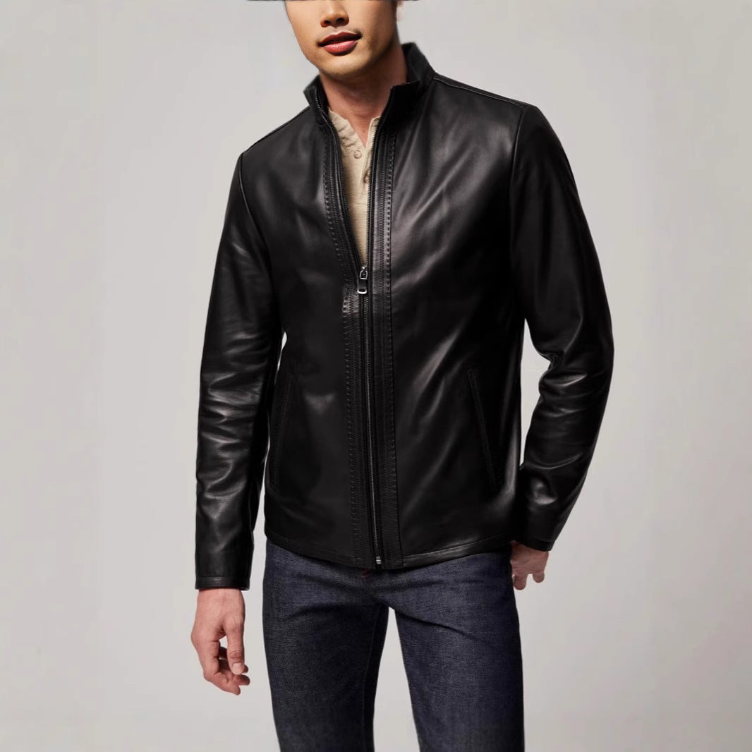 Herren elegante jacke mit sportlichem Reißverschluss EB