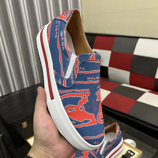 Damen Slip-On Sneakers mit innovativem Druckdesign EB