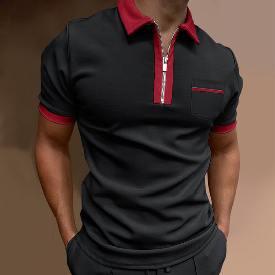 EB | Schmal geschnittenes Taschen-Poloshirt