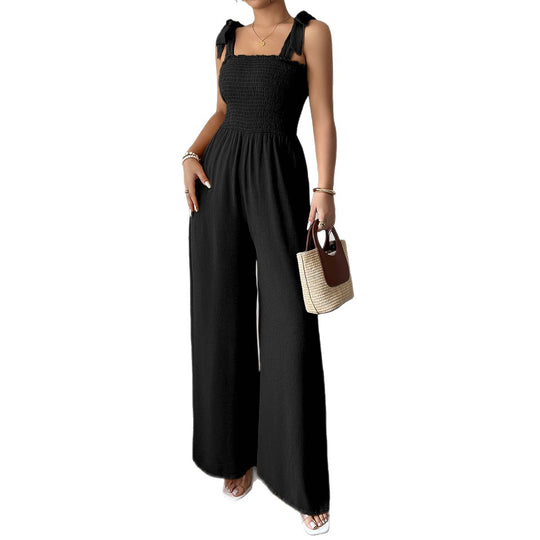 Damen Maxi-Kleid mit raffiniertem Rüschendesign und elastischem Oberteil EB
