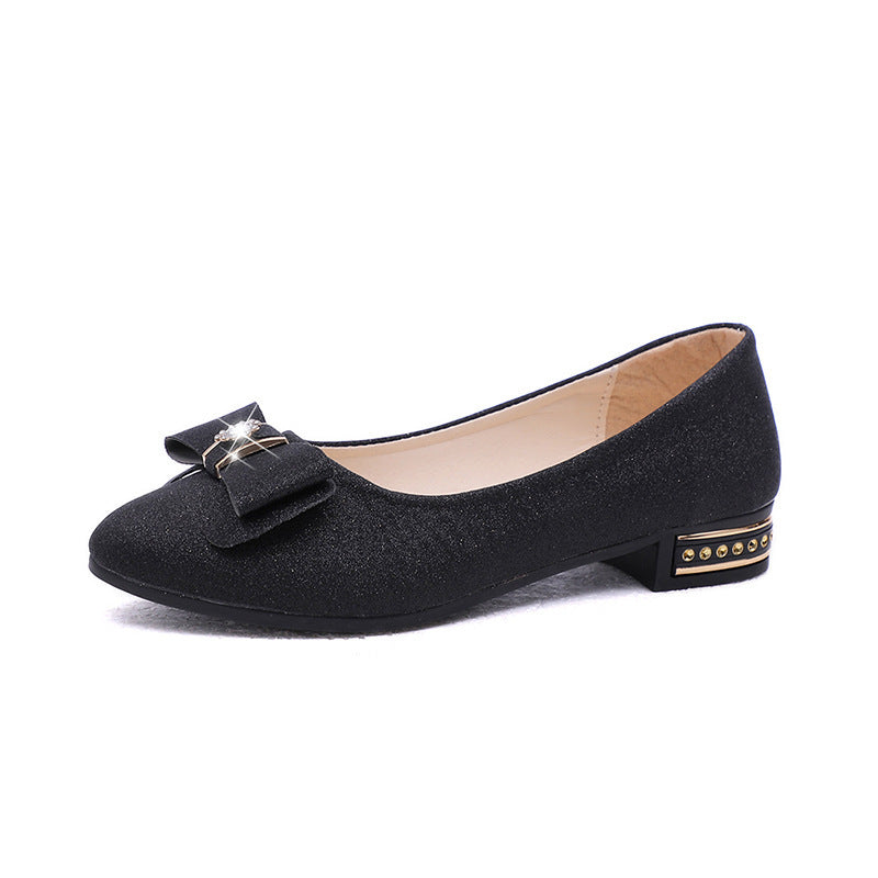 Damen Ballerinas mit dekorativem Schleifen-Design EB