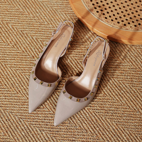 Damen Slingback-Pumps mit eleganten Strukturdetails EB