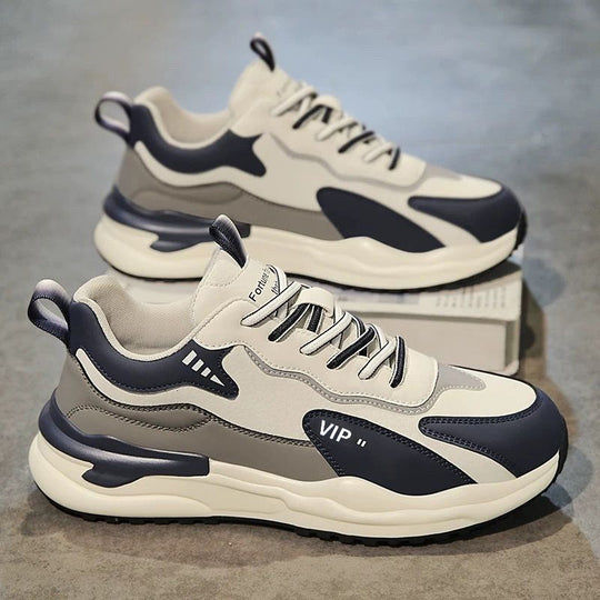 Damen Sportliche Chunky Sneakers mit atmungsaktiver Oberflächenstruktur EB
