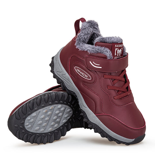 Damen Winterliche Schnürstiefel mit wärmendem Innenfutter EB