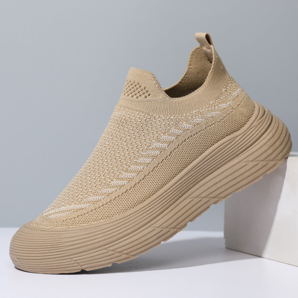 Damen Slip-On Sneakers mit atmungsaktivem Obermaterial von EB