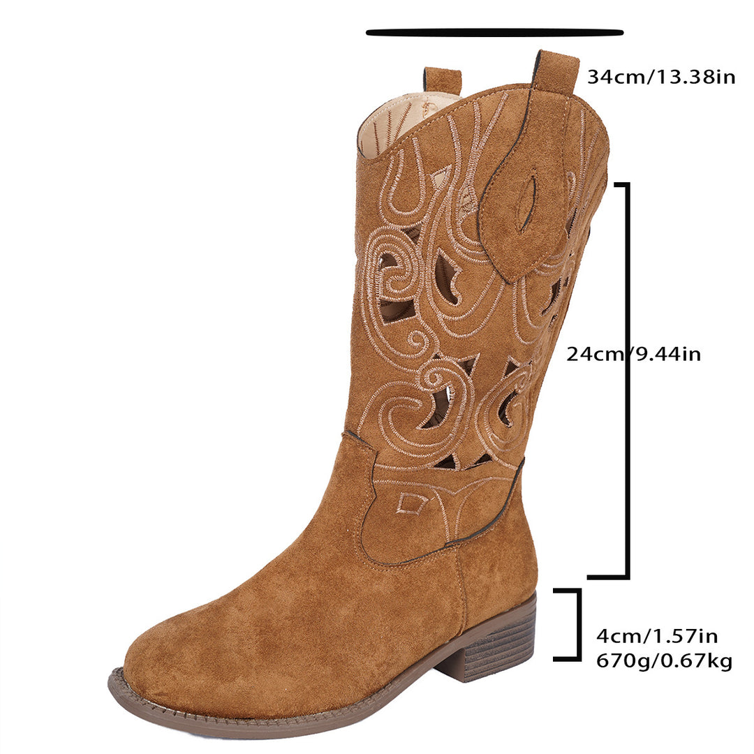 Damen Stiefel mit kunstvoller anatomischer Gestaltung EB
