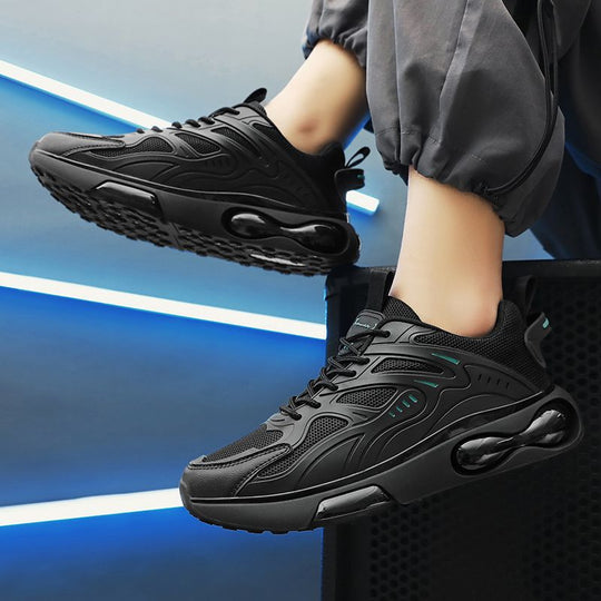 Damen sportliche Komfort Sneakers mit luftiger Mesh-Oberfläche und gedämpfter Sohle EB