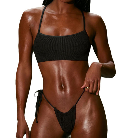 Damen sportlicher Bikini mit verstellbaren Schlaufen EB