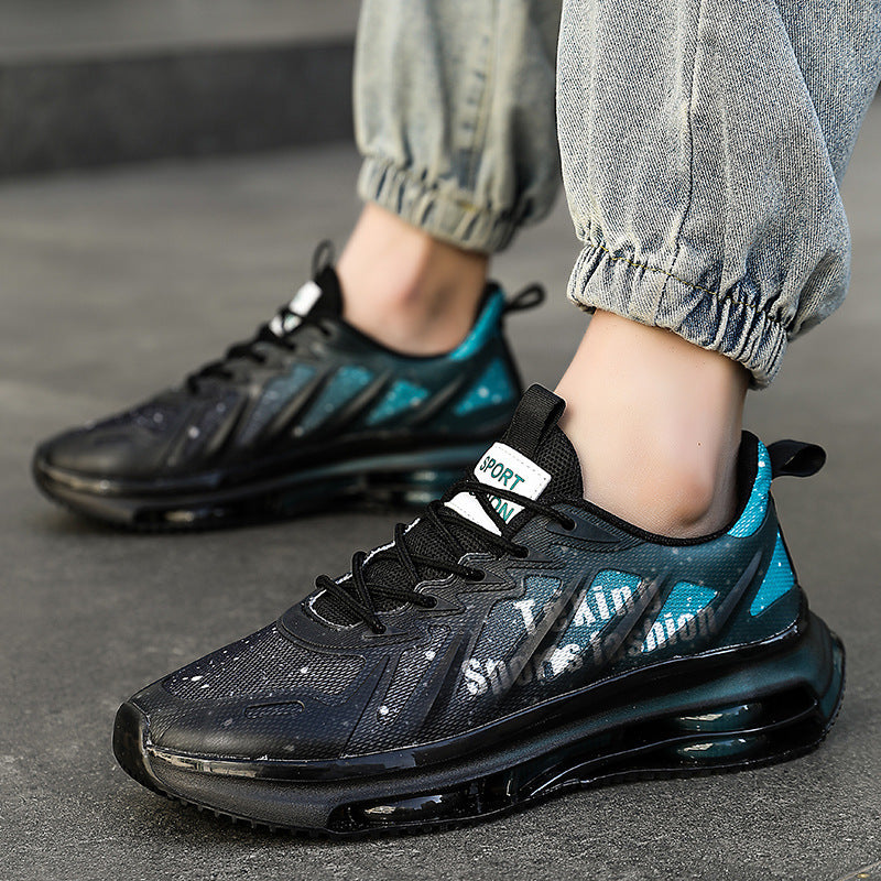 Damen Sportliche Air-Flow Sneakers mit atmungsaktivem Mesh-Obermaterial EB