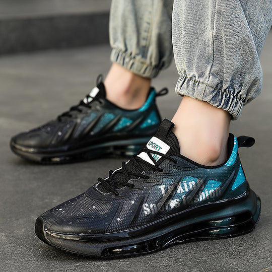 Damen Sportliche Air-Flow Sneakers mit atmungsaktivem Mesh-Obermaterial EB