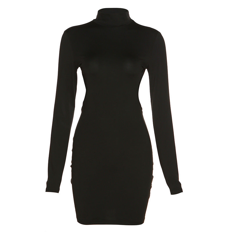 Damen Bodycon Kleid mit Schulterfreischnitten EB