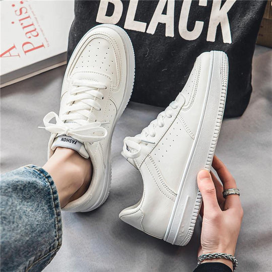 Damen modische Sneakers im minimalistischen Design mit atmungsaktiver Oberfläche EB