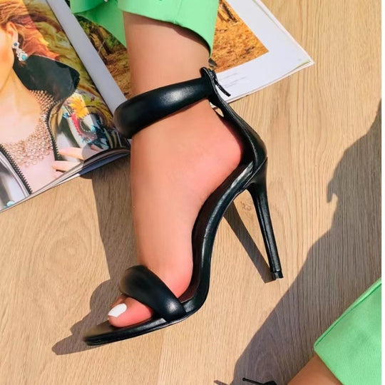 Damen Elegante High Heels Sandalen EB