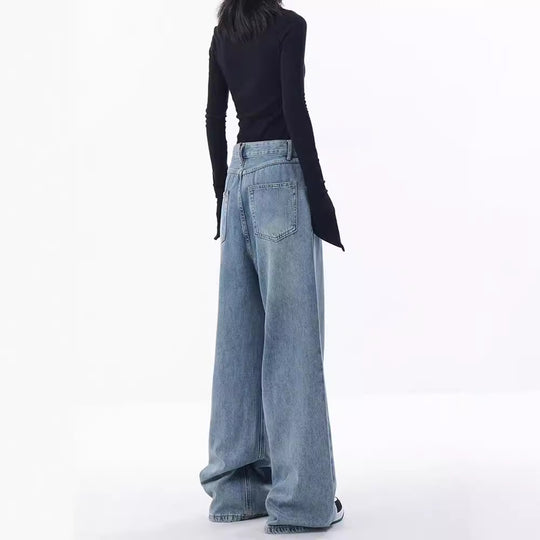 Damen Weite Jeanshose EB