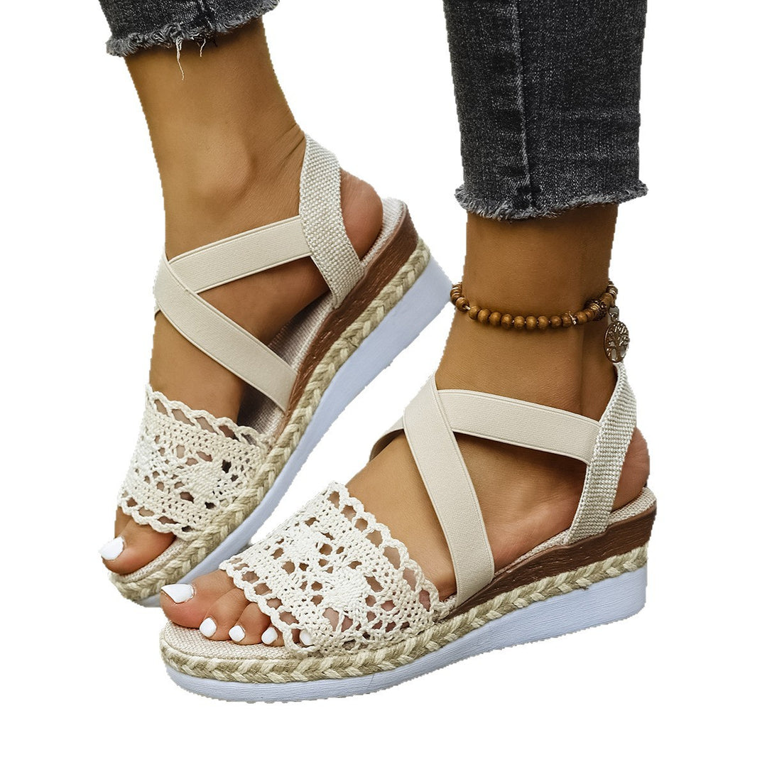 Damen Plateau Sandalen EB