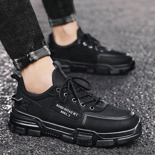 Damen Sportliche Sneakers mit stoßdämpfender Sohle und atmungsaktivem Mesh-EB