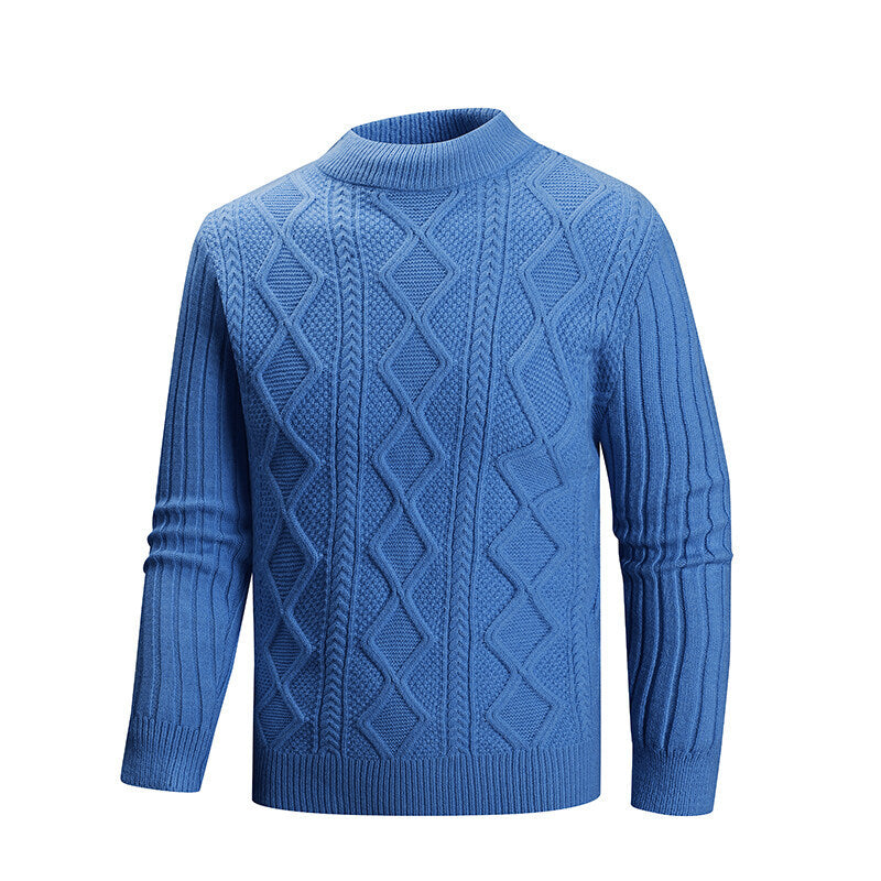 Herren Pullover aus strukturiertem Strickmaterial EB