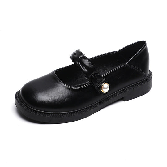 Damen elegante Ballerinas mit Schleifenakzent EB