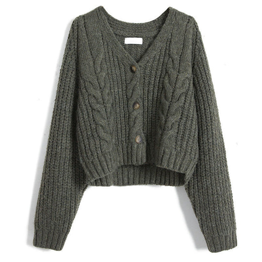 Damen Kuscheliger Strickcardigan mit dekorativem Zopfmuster EB